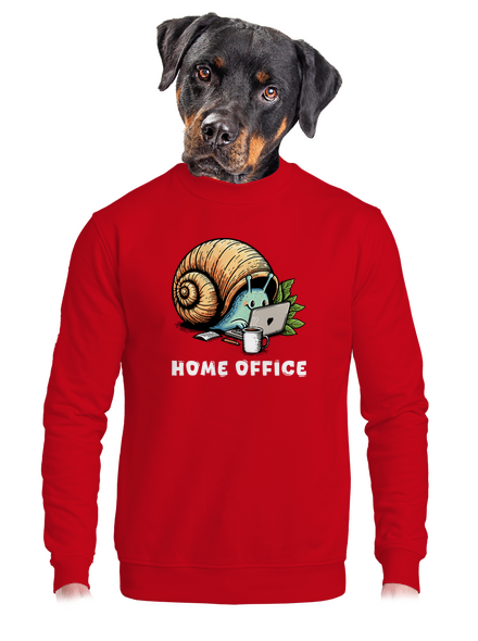 Sneka home office unisex crewneck Red