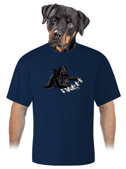 Trooper klónozás unisex túlméretezett póló Midnight Blue