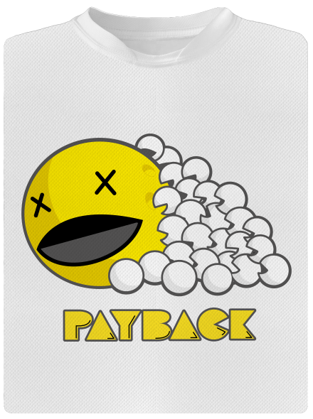 Payback férfi sportpóló White