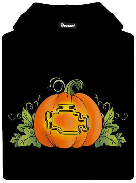 Kísérteties Halloween gyerek kenguruzsebes pulóver Black