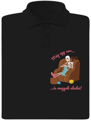 Még egy sor férfi pólóingek Black