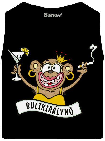 Bulikirálynő férfi trikó Black