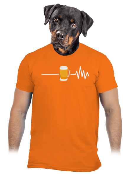 Beer help férfi póló Orange