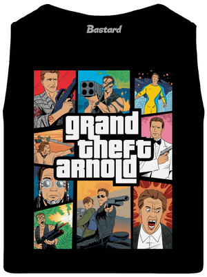 Grand Theft Arnold férfi trikó Black