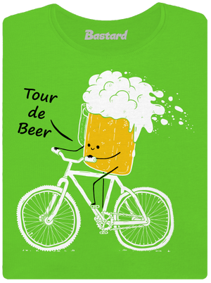 Tour de beer női póló Apple Green