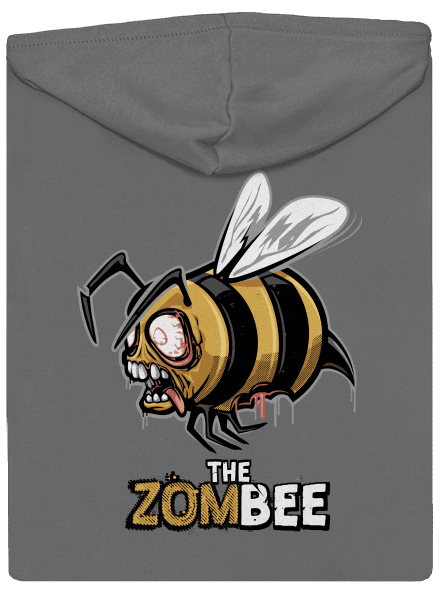 ZomBee - sárga cipzáras női pulóver Steel Gray