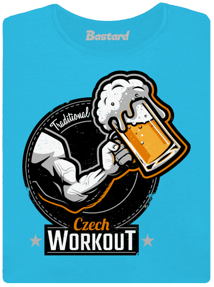 Czech workout női póló Blue Atol