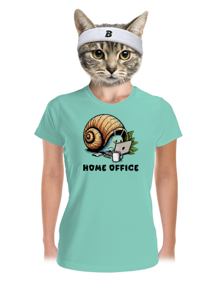 Sneka home office női sportpóló Mint Mal
