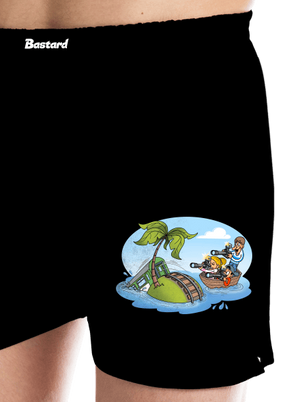 Vasúti sziget férfi alsó nadrág Black