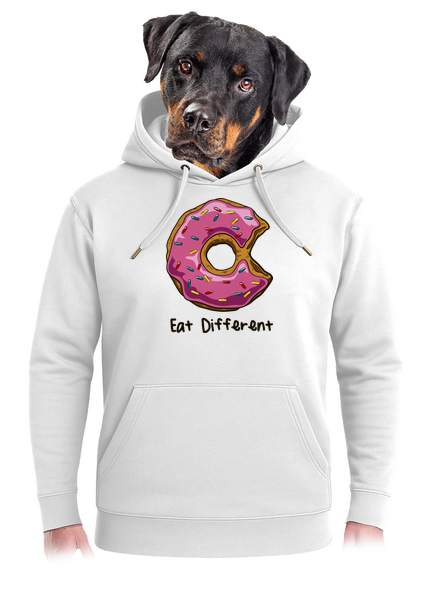 Eat different unisex prémium pulóver Snowwhite