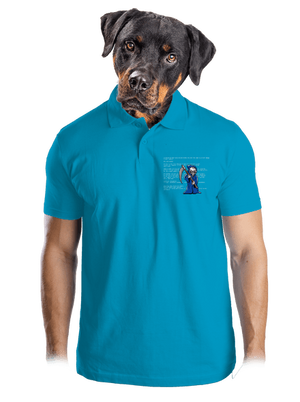 Kék halál férfi pólóingek Blue Atol