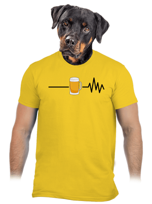 Beer help férfi póló Gold