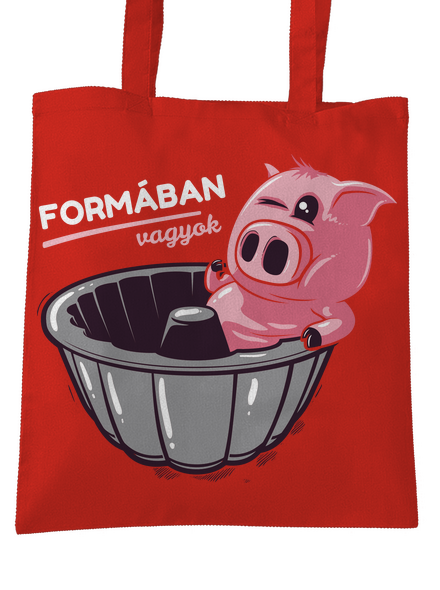 Formában táska Bright Red