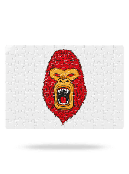 Gorilla face kirakós White