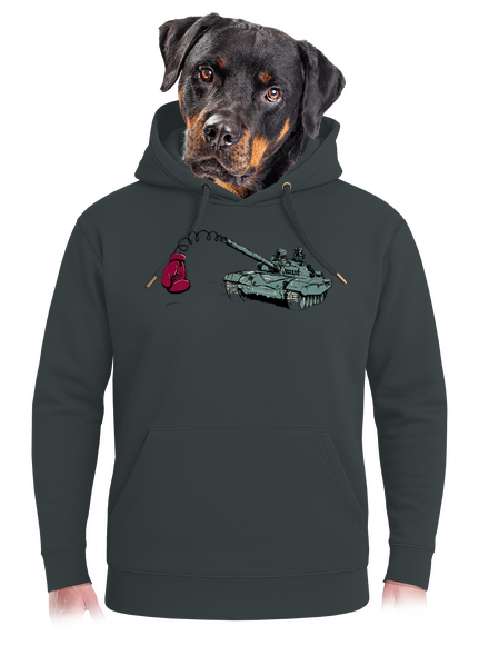 Tank unisex prémium pulóver Charcoal