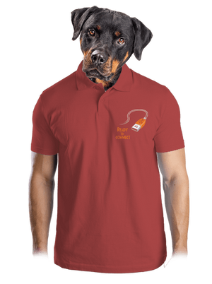 USB csatlakozás férfi pólóingek Burgundy