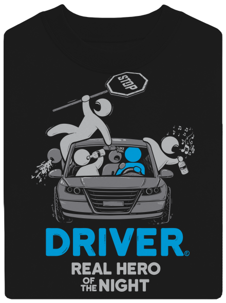 Driver unisex crewneck Black