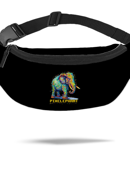 Pixelephant övtáska Black