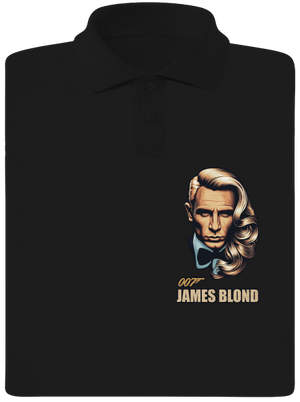 James Blond férfi pólóingek Black