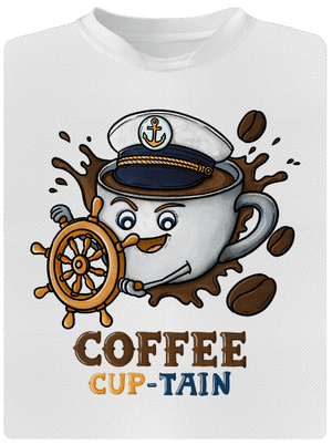 Coffee Cup-tain gyerek sport póló White