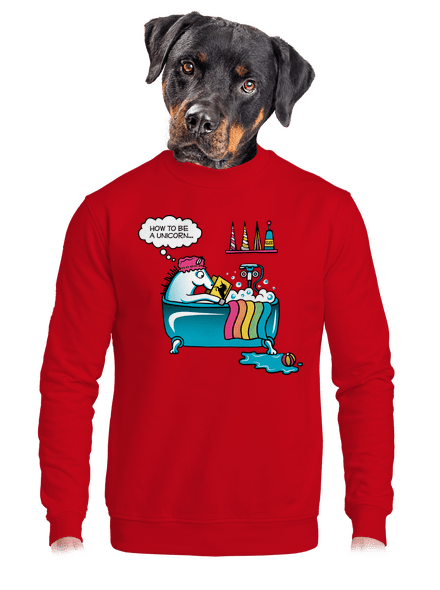 Mi kell az egyszarvúvá váláshoz unisex crewneck Red