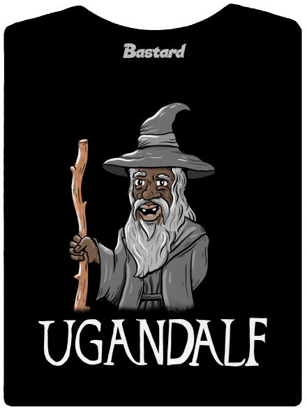 Ugandalf prémium női póló Black