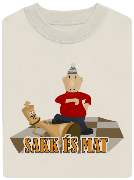 Sakk És Mat unisex crewneck Off White
