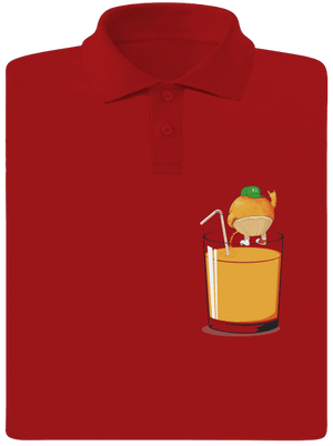 Részeg narancs férfi pólóingek Red Mal