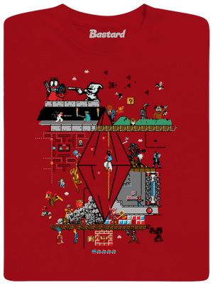 Veretés gyerek póló Red