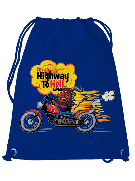 Highway to hell hátizsák Royal Blue Mal