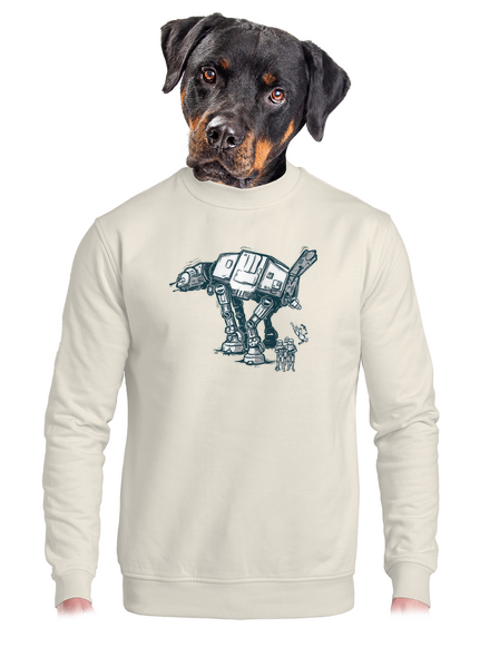 AT-AT unisex crewneck Off White