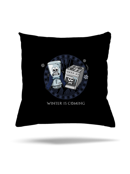 Winter is coming párna Black