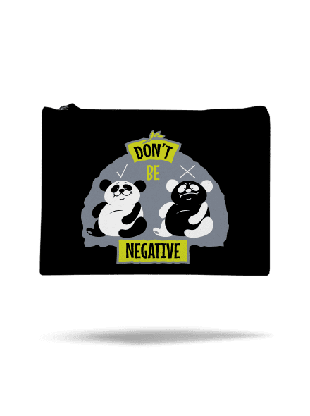 Don't be negative kis táska Black
