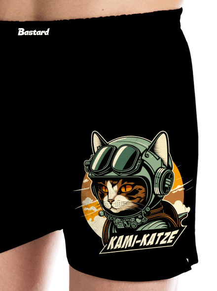 Kami-Katze férfi alsó nadrág Black