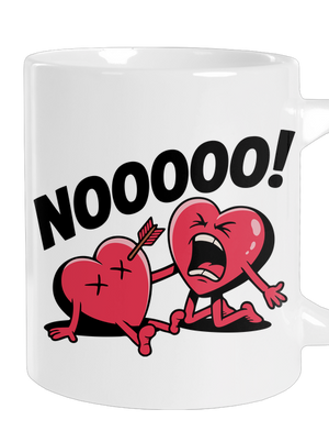 Egy ütés a szívbe nagy bögre White