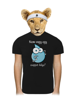 Nem vagy egy cseppet hülye? gyerek sport póló Black