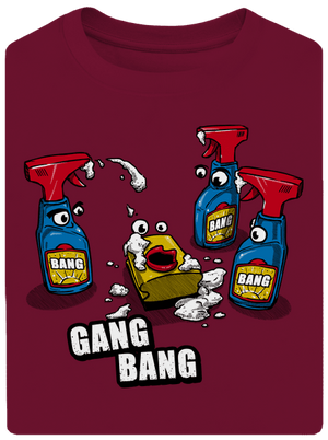 Gang bang unisex túlméretezett póló Garner