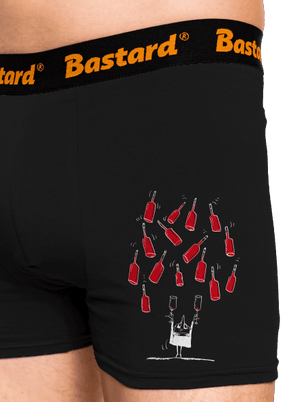 Boldog borász boxeralsó Black