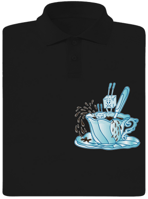 Cukorfüggő férfi pólóingek Black