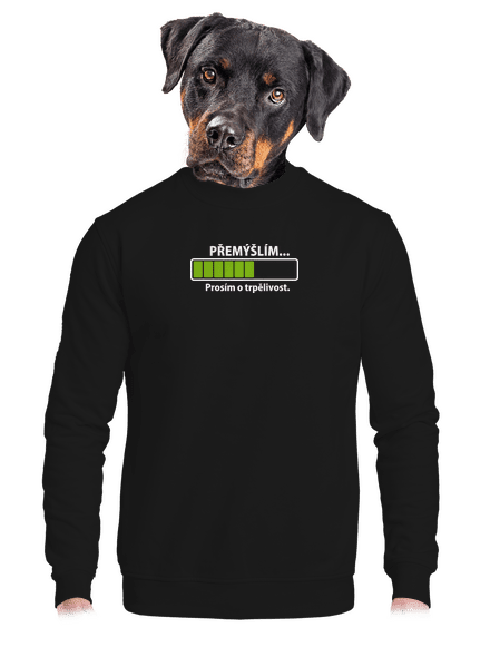 Gondolkodom unisex crewneck Black
