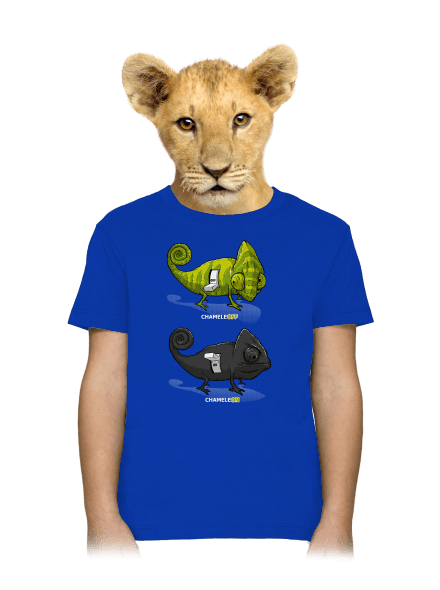 ChameleON ChameleOFF gyerek póló Royal Blue