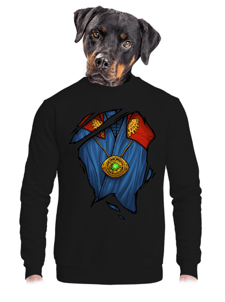 Doctor Inside unisex crewneck Black