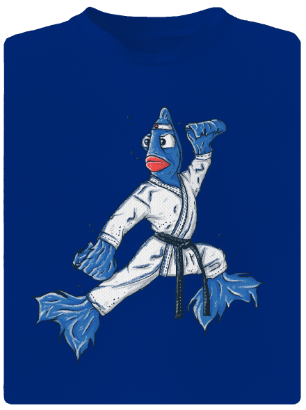  férfi sportpóló Royal Blue Mal