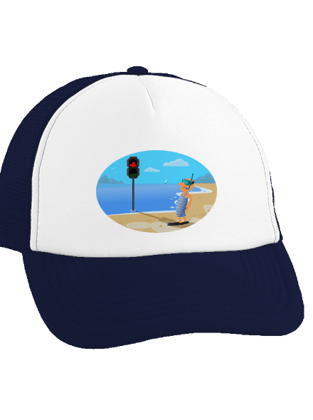 Biztonságos úszás teherautós sapka French Navy cap