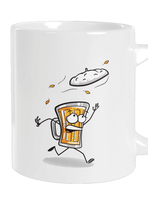 Sapka nagy bögre White