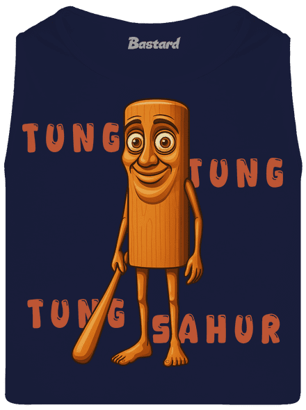 Tung Tung Tung Sahur – Italian Brainrot férfi trikó French Navy