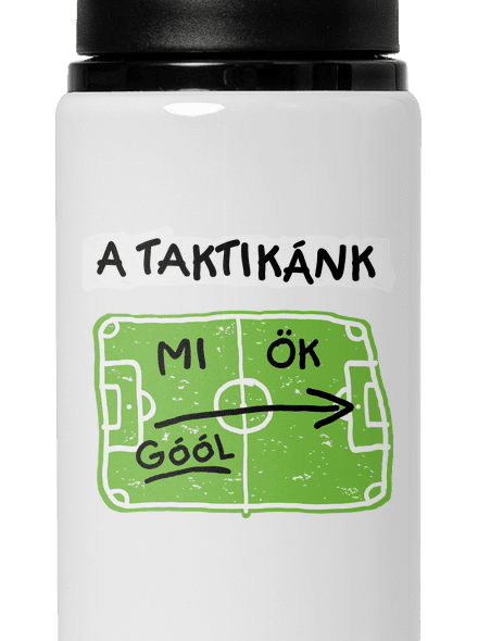 A futballtaktikánk kulacs White