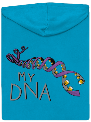My DNA cipzáras női pulóver Blue Atol