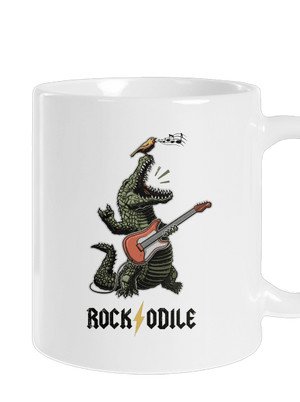 Rockodile hagyományos bögre White