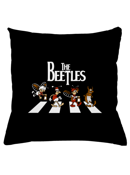 Beatles párna Black
